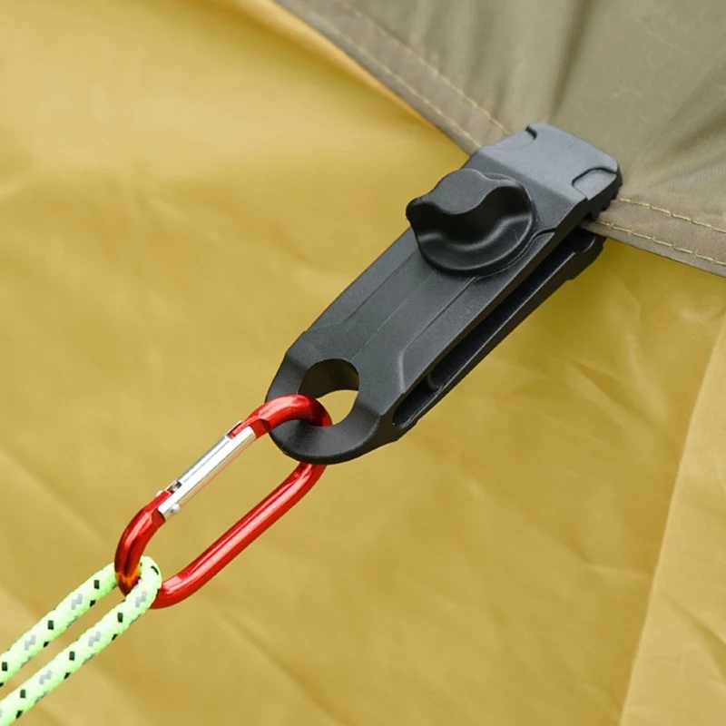 

Outdoor Windproof Tent Canopy Clip Sunshade Rope Clip Windproof Rope Clip Camping Tent Accessories