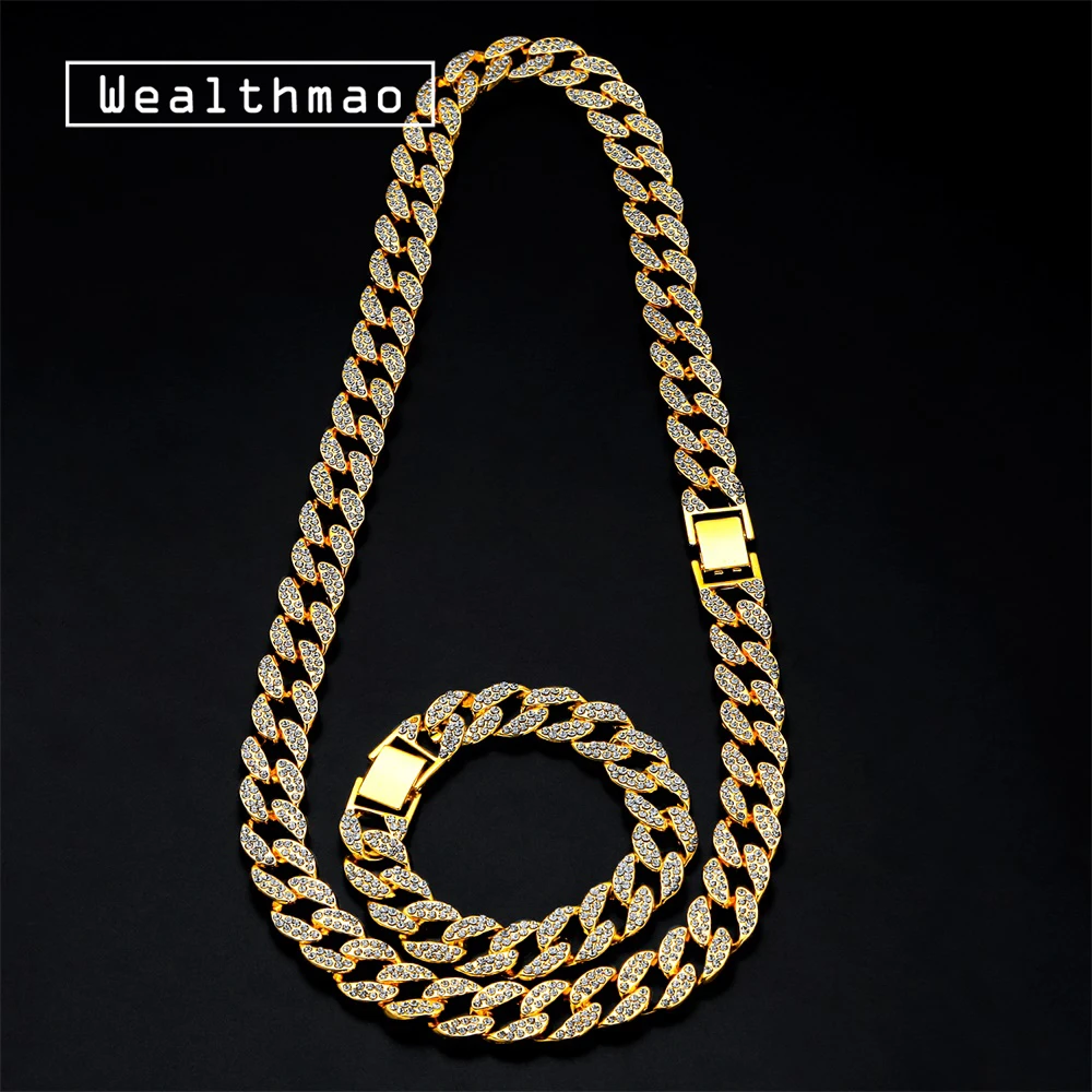 15 мм цепи из нержавеющей стали со стразами цвета: золотистый серебристый Цвет