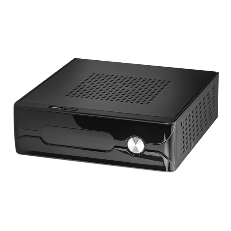 

C60 MINI-ITX USB 2,0 HTPC корпус ITX SECC лист изысканный и компактный настольный компьютер чехол подходит для рабочего стола