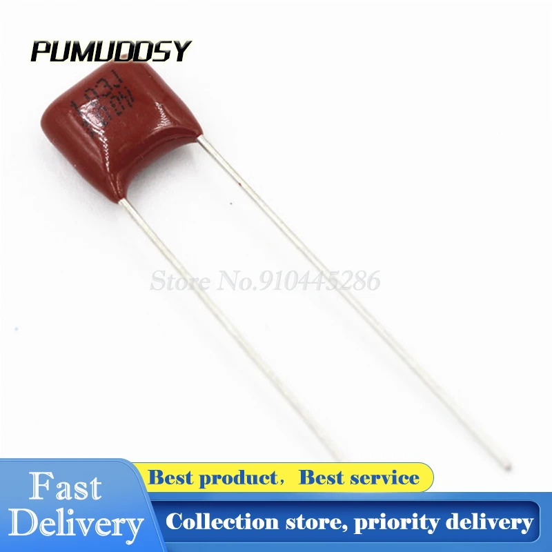

10PCS/Lot 10nF 103 100V CBB Polypropylene Film Capacitor Pitch 5mm 103 10nF 100V NEW
