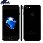 Смартфон Apple iPhone 7, 4G LTE, мобильный телефон дюйма, IOS, четырехъядерный, 2 Гб ОЗУ, 256 ГБ128 ГБ32 Гб ПЗУ, 4,7 дюйма, МП, со сканером отпечатка пальца