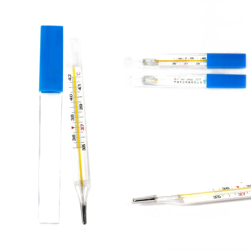 Медицинский термометр со стеклянной ртутью для взрослых и детей домашний