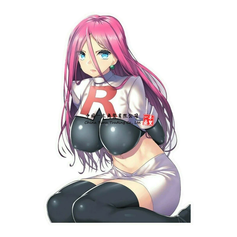 

Jessie Big Boobs Team Rocket Waifu Anime Vinyl Sticker Car Decal sexy girl
