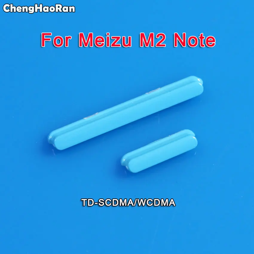 Blue ChengHaoRan Боковая кнопка для Meizu M2 Note 5,5 дюймов Кнопка громкости для клавиатуры Запасные части для Meilan Note 2 - Цвет: Blue