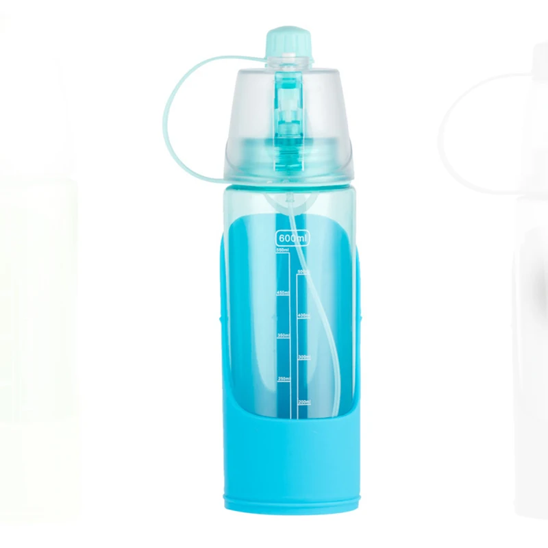 Baby blue Портативная бутылка для воды для собак, для путешествий, для собак, кошек, дозатор для воды, миска для питья, чашка для щенков, маленькие и большие товары для собак - Цвет: Baby blue