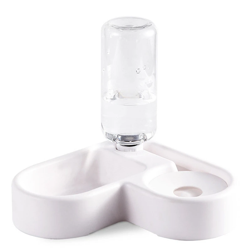 Кормушка для домашних животных автоматические двойные миски воды углы еды