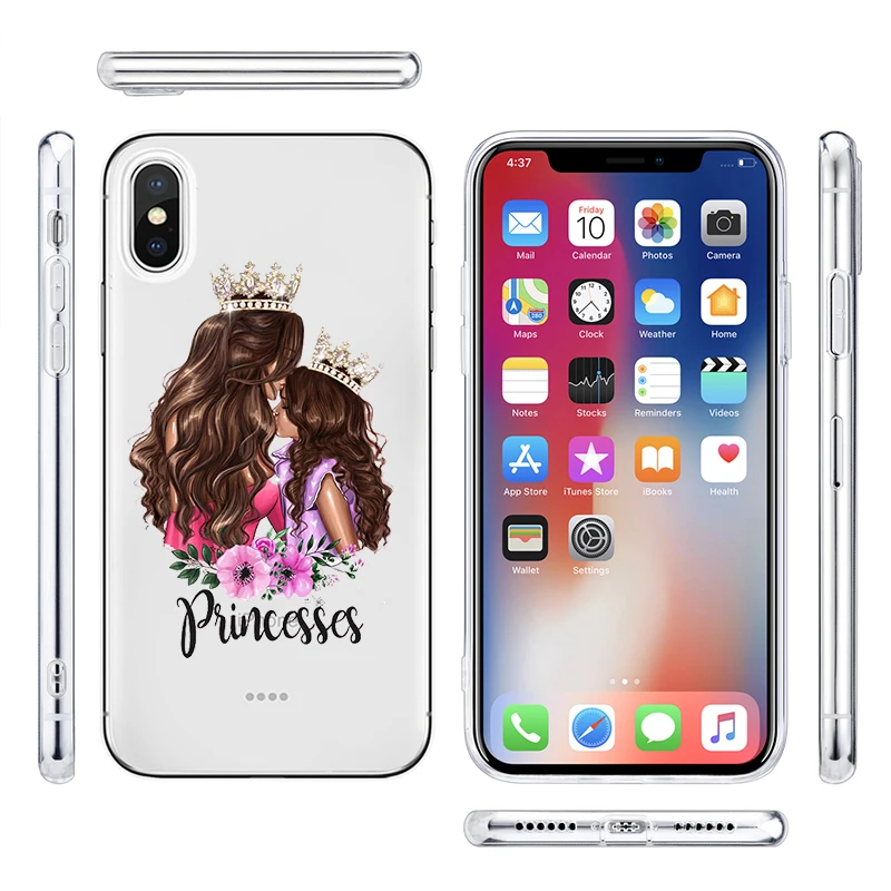 Милые Мультяшные Чехлы Super Mama для телефонов IPhone 12 Mini Pro 7 8 Plus 11 X XS MAX XR Mother мягкий