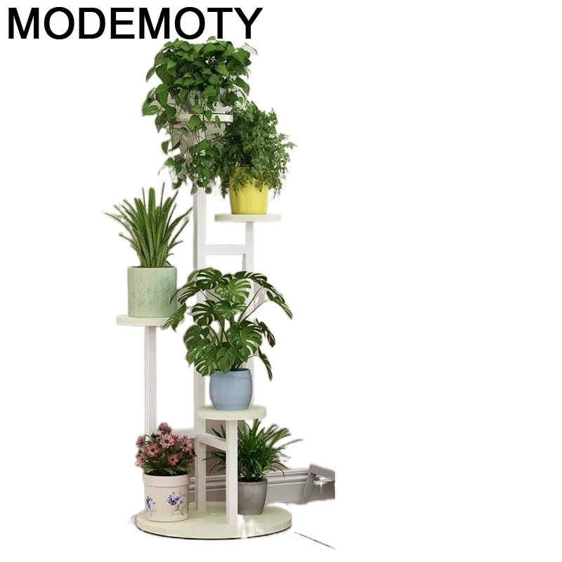 

Plantas Ladder Wooden Shelves For Stojaki Na Kwiaty Wood Varanda Pot Plant Rack Outdoor Dekoration Balcony Shelf Flower Stand