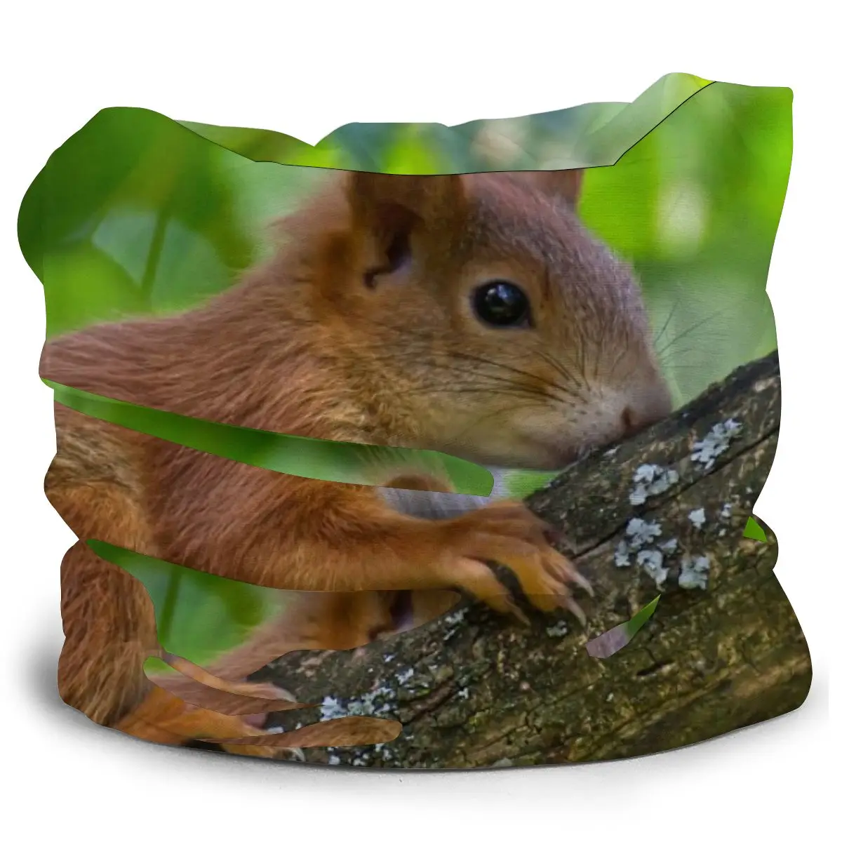 Шарфы в виде белки маска на половину лица модный шарф-труба унисекс банданы шею