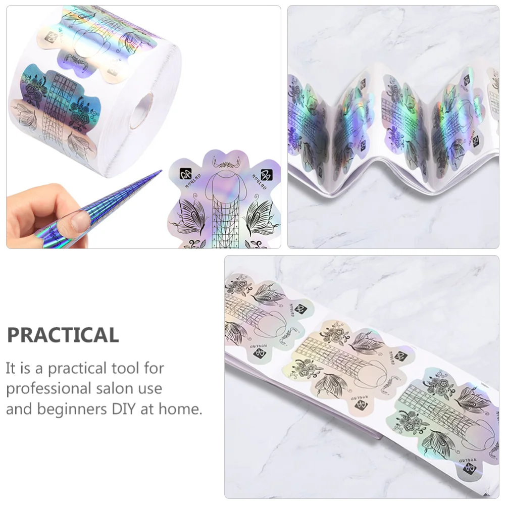 

1 Roll Nail Art Sticker Shape Nail Stickers Nails Extension Tool