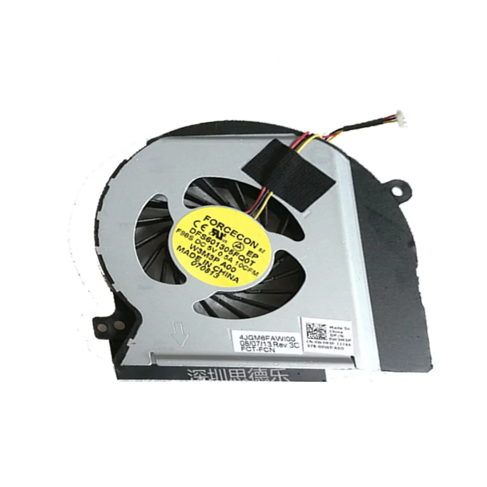 

Laptop CPU Cooling Cooler Fan For Dell XPS 15 L501X L502X DFS601305FQ0T F98S DP/N 0W3M3P 3 Wires