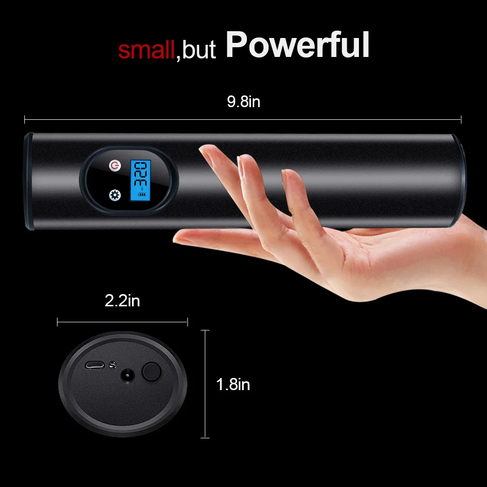 ЖК-дисплей для автомобиля велосипеда шин мячей плавательных колец 12 В 150psi