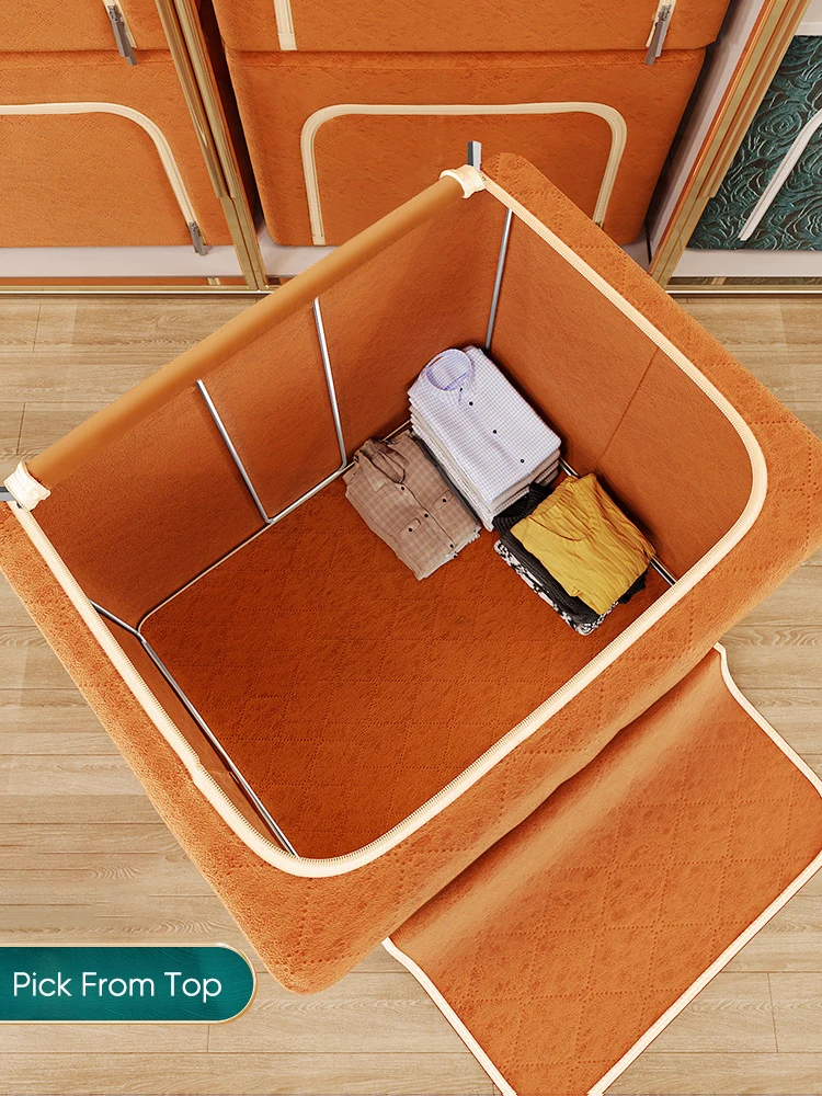 Коробка для хранения JOYBOS 24 л коробка отделки ткани домашний складной шкаф одежды