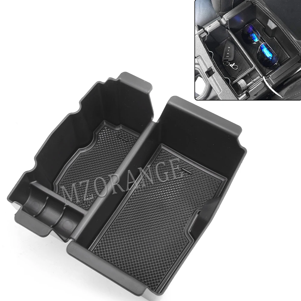 

MIZIAUTO Center Console Organizer Tray For Jeep Wrangler JL/JLU 2018-2019 Armrest Storage Box Car Accessories Black High quality