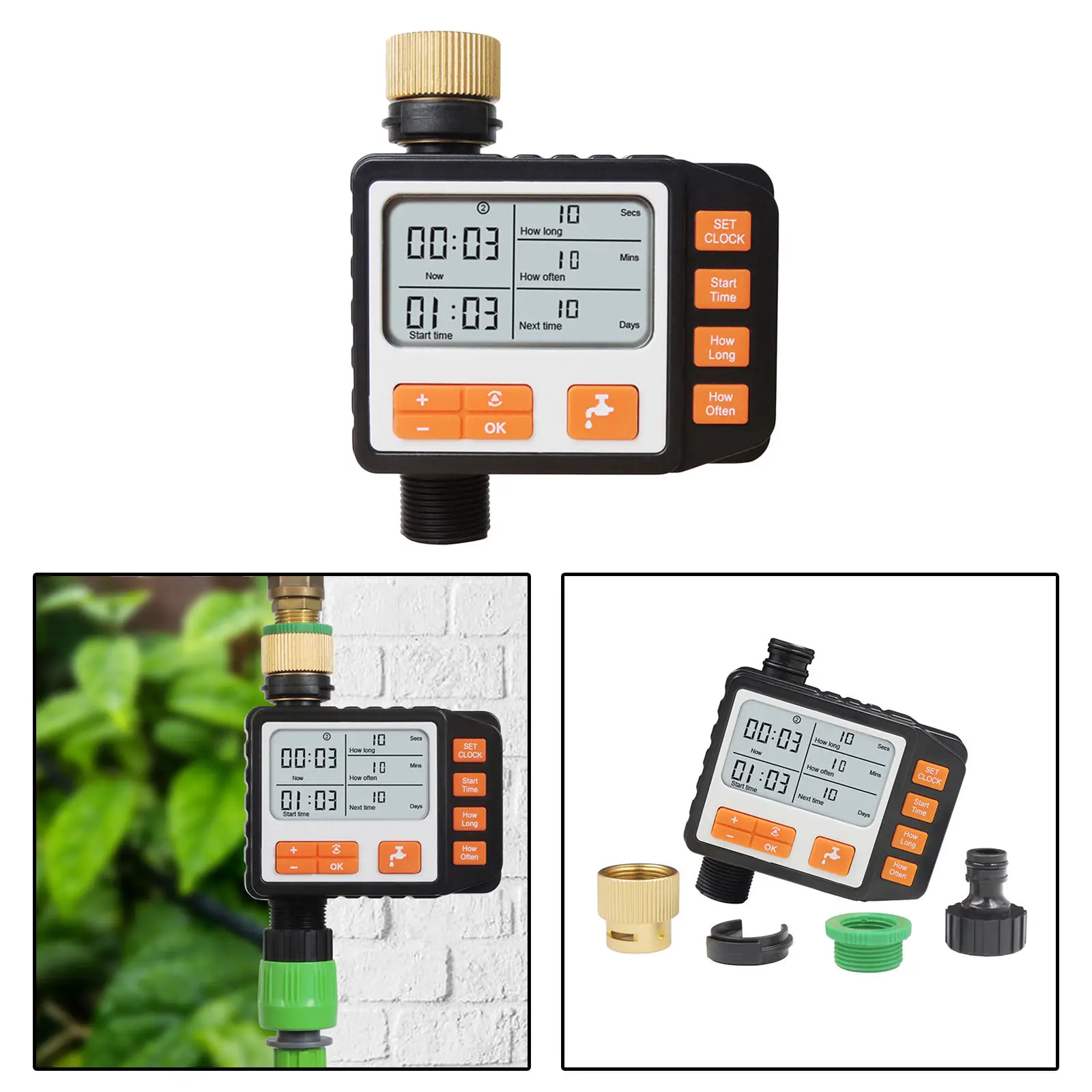 Home Smart Automatic Water Tap Timer Electronic Digital Irrigation Controller Outdoor Garden Sprinkler Watering | Дом и сад