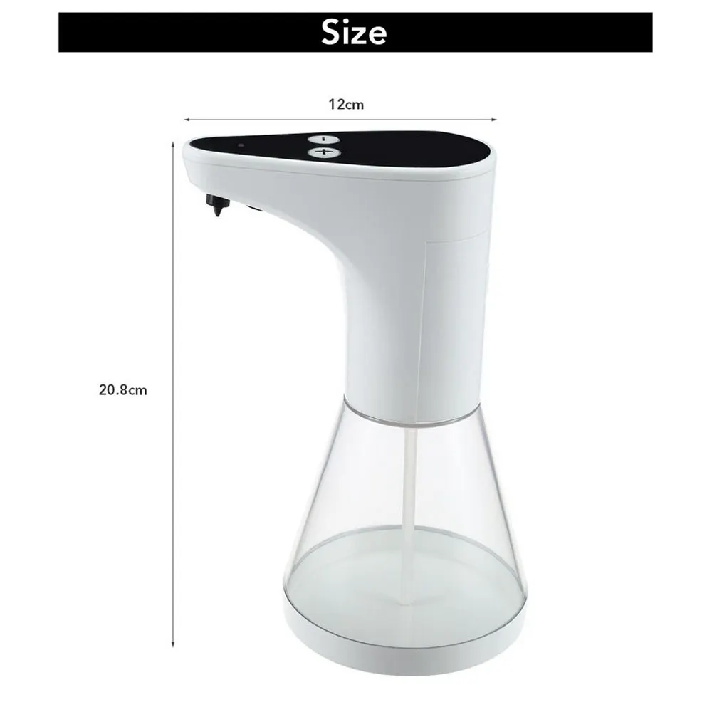 

Automatic Soap Dispenser 480ML Soap Sensor Dispenser Touchless Hand Sanitizer Shampoo Container For Kitchen Bathroom Dispenser