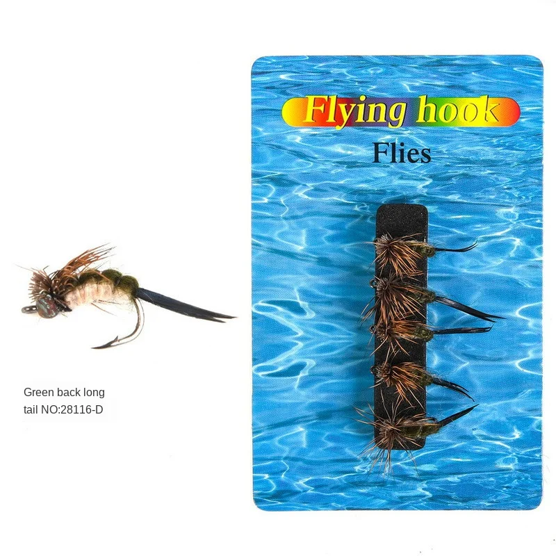 5 шт. Нимфы Скад клоп мухи с колючим крючком форель рыболовная приманка нахлыстом
