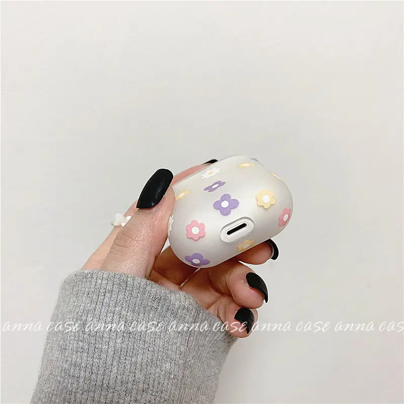 

Cartoon Sunflower Case for Airpods 1 2 Protective Cover Frosted Silicone Soft Shell for Airpods Pro Wireless Bluetooth Headset