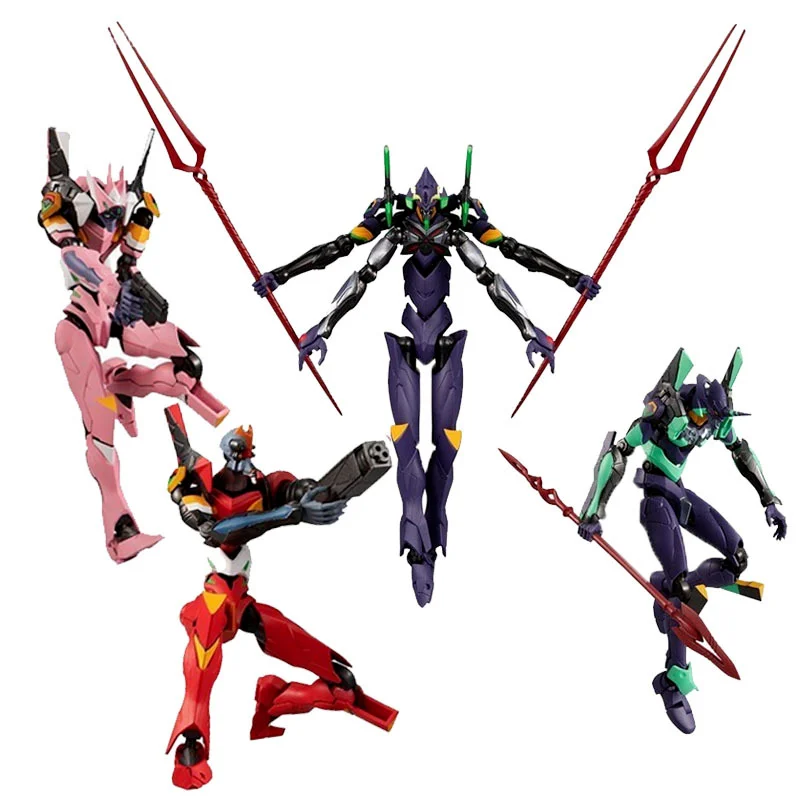 Яркая игрушка-рамка Bandai Evangelion модель 02 женской модели экшн-фигурки из аниме