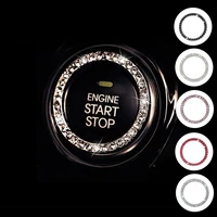 for auto car suv bling decorative accessories car button start switch diamond ring automobile decoration accessories