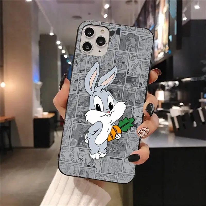 

Cartoon Bugs Bunny TweetyBird Daffy Duck Looney Tunes Phone Case for iPhone 11 pro XS MAX 8 7 6 6S Plus X 5S SE 2020 XR case