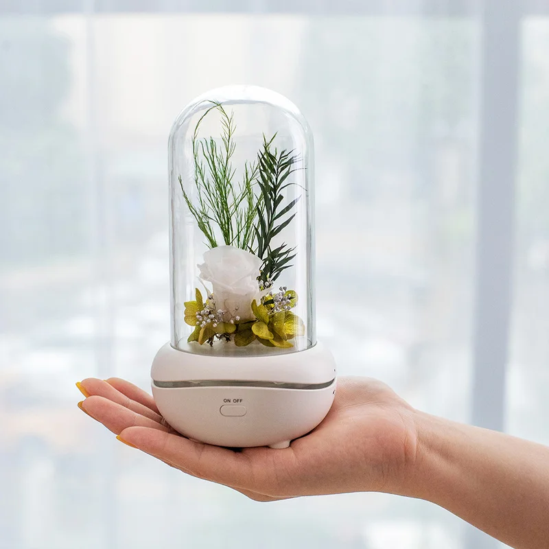 Рождественский светодиодный лампы с розами ароматерапия Mechine Арома эфирное