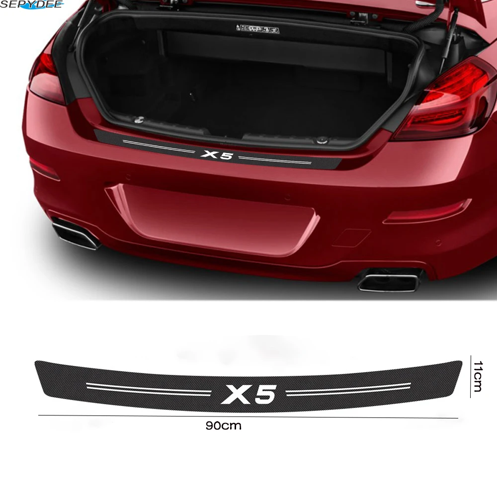 

Car Carbon Fiber Trunk Decals Sticker For BMW X5 E53 E70 E83 F15 G05 X1 F48 X3 F25 X6 E71 X2 F39 X4 F26 X7 G07 Car Accessories