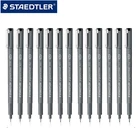 Пигментный лайнер Staedtler 308, гелевая ручка, игольчатая ручка, эскиз 0,050,10,20,30,40,50,60,70,81,0 мм, для рисования и письма