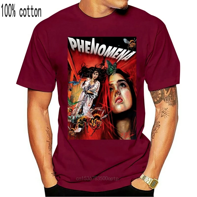 

New Phenomena Dario Argento Movie Poster Mens Tshirt Men Streetwear 2021 T Shirt Gym King T Shirts 100% Cotton