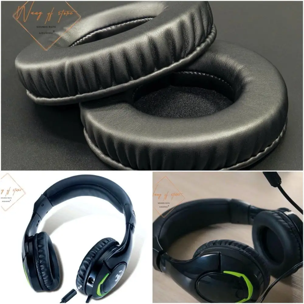 Мягкие кожаные амбушюры пенопластовые для наушников Genius GX HS-G600 идеальное