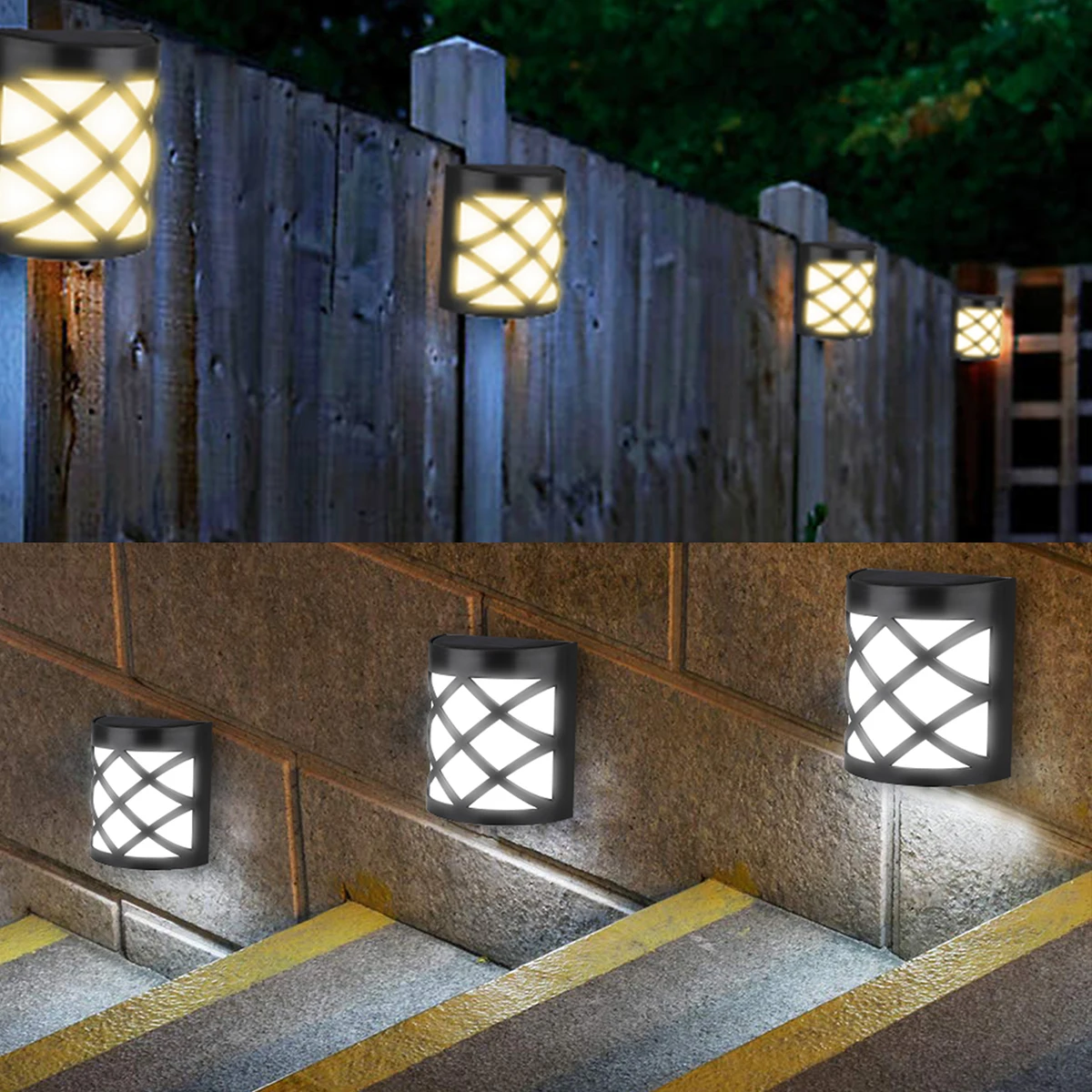 

Walkway Solar Wall Lights Decoration Accessory Motion Sensor Waterproof