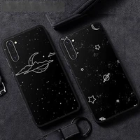 outer space planet stars moon spaceship phone case for samsung a51 a32 a52 a71 a50 a12 a21s s10 s20 s21 plus fe ultra