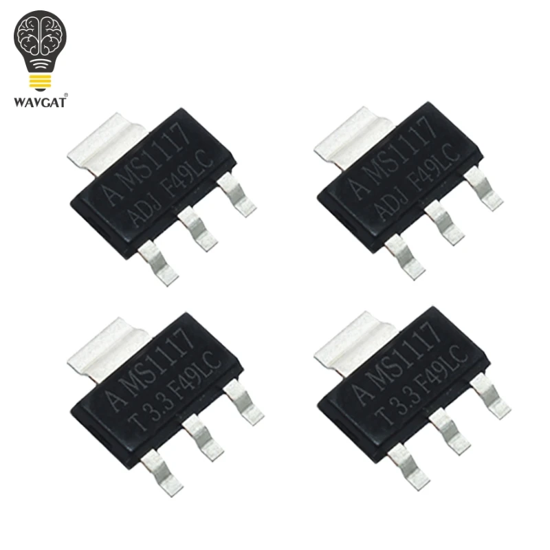 AMS1117 серии 3.3V ADJ 1.8V 1.2V 5.0V 3.3 5.0 стабильное напряжение питания чип|voltage regulator|regulator