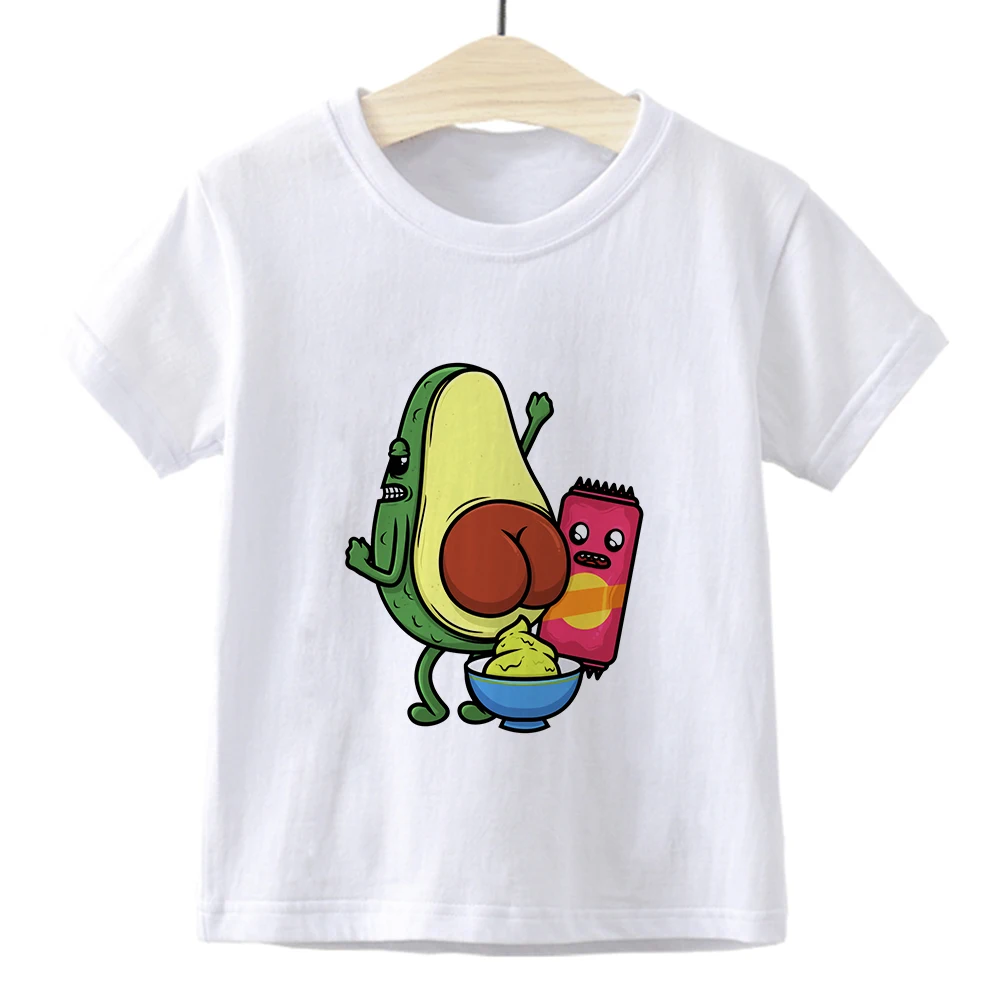Go/детская футболка из искусственной кожи с авокадо красивая детская красивым