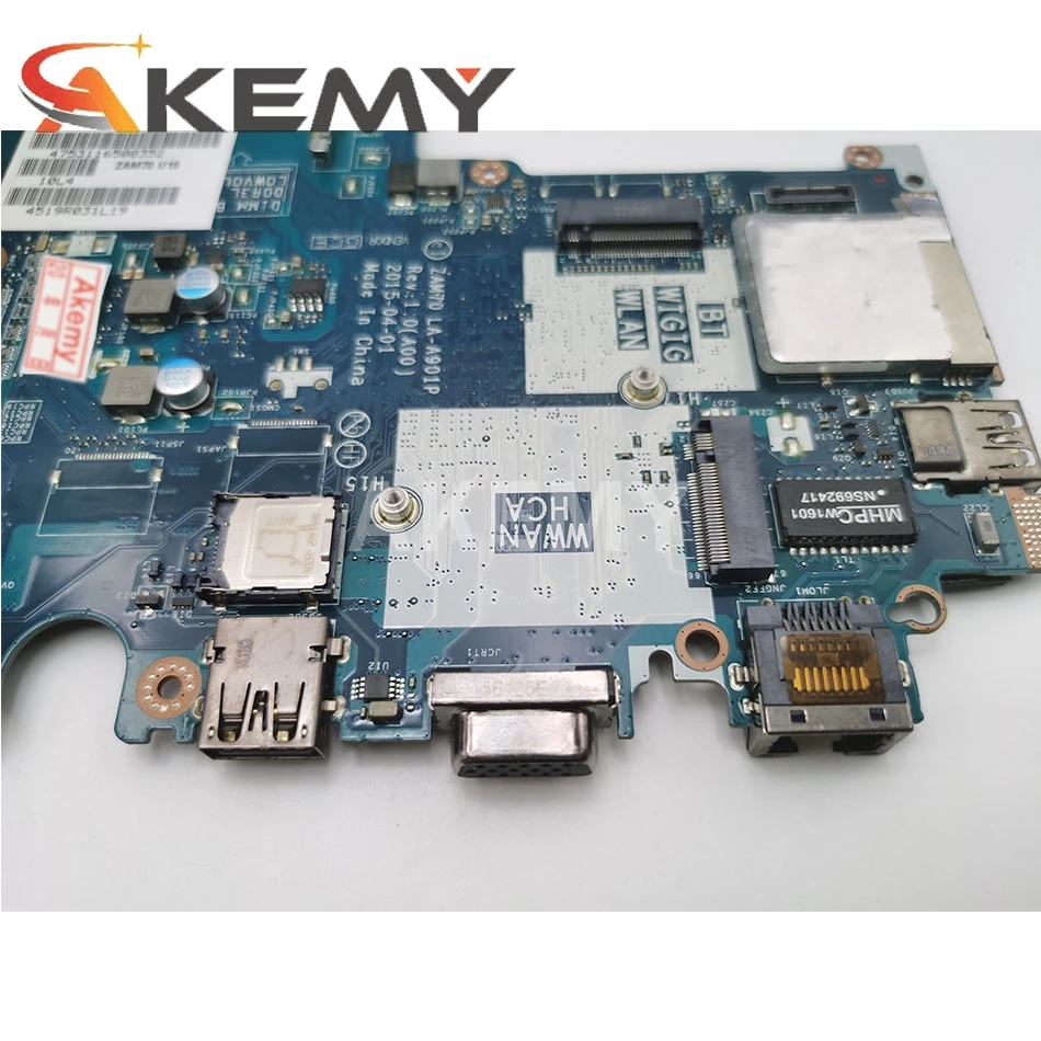 For DELL E5450 Laptop Motherboard CN-0X4WN9 0X4WN9 ZAM70 LA-A901P With SR23V i7-5600U CPU DDR3L 100% Tested Fast Ship