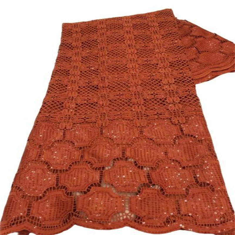 

Модная африканская сетка, молочный шелк, кружевная ткань, высокое качество, блестки, французская кружевная ткань, 3D аппликация, сетка, круже...