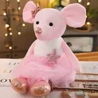 Милая балетная мышь, плюшевые игрушки, балетная корова, плюшевая подушка, мягкая набивная Милая повязка, кролик, животные, куклы для девочек, подарки на день рождения