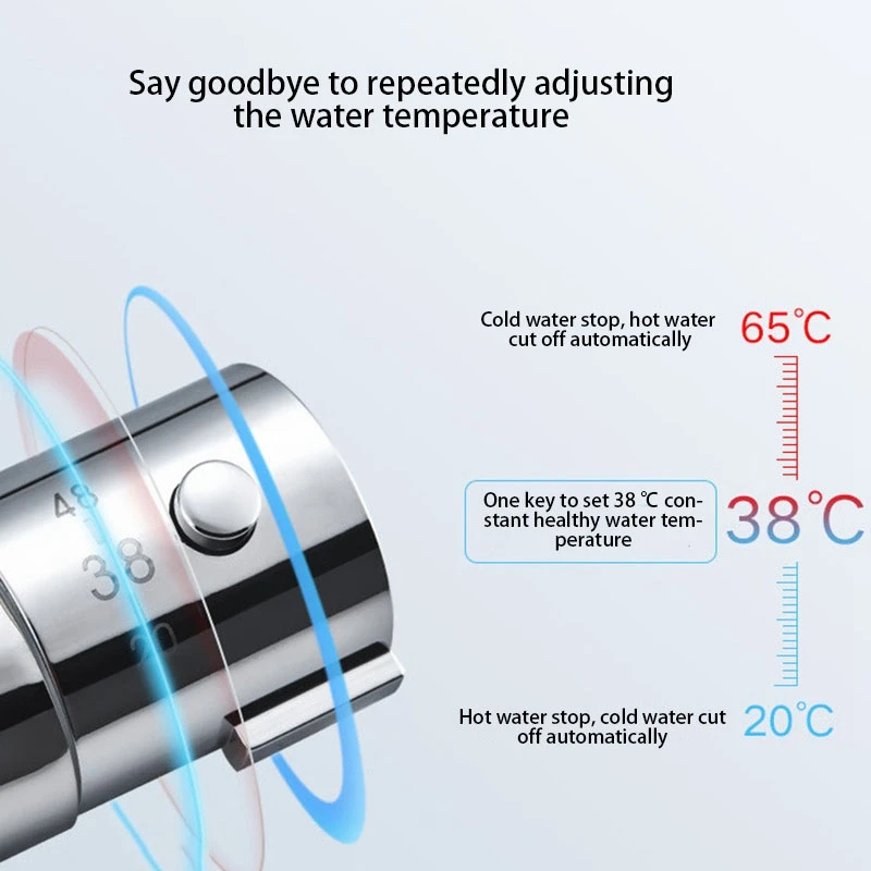 

Hot Bathroom Shower Faucet Set Waterfall Shower Faucets Thermostatic Mixing Valve Thermostatic Shower Mixer Tool