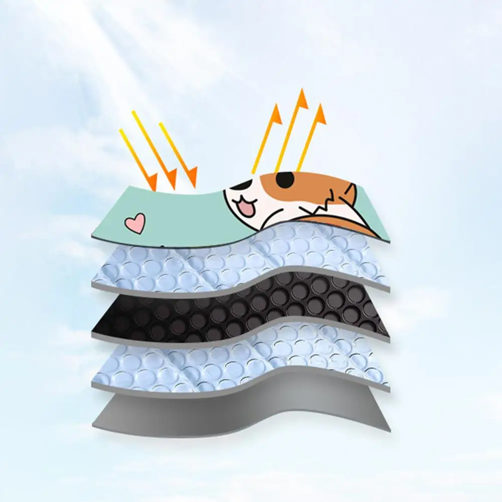 Автомобильный солнцезащитный козырек на лобовое стекло 5 слойный утолщенный