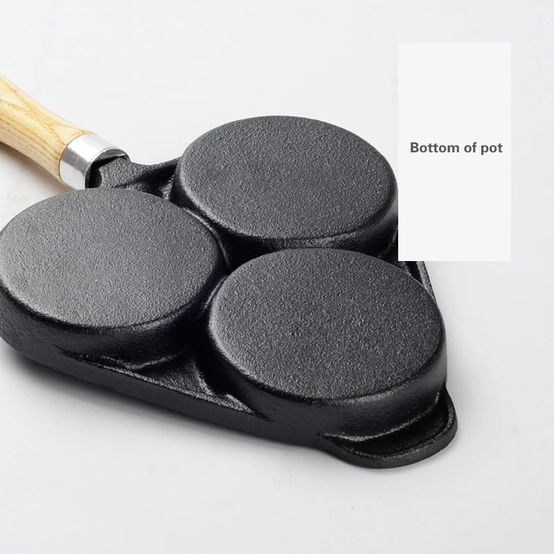 Глубокая жареная сковорода для яиц раньше с антипригарным покрытием чугунные