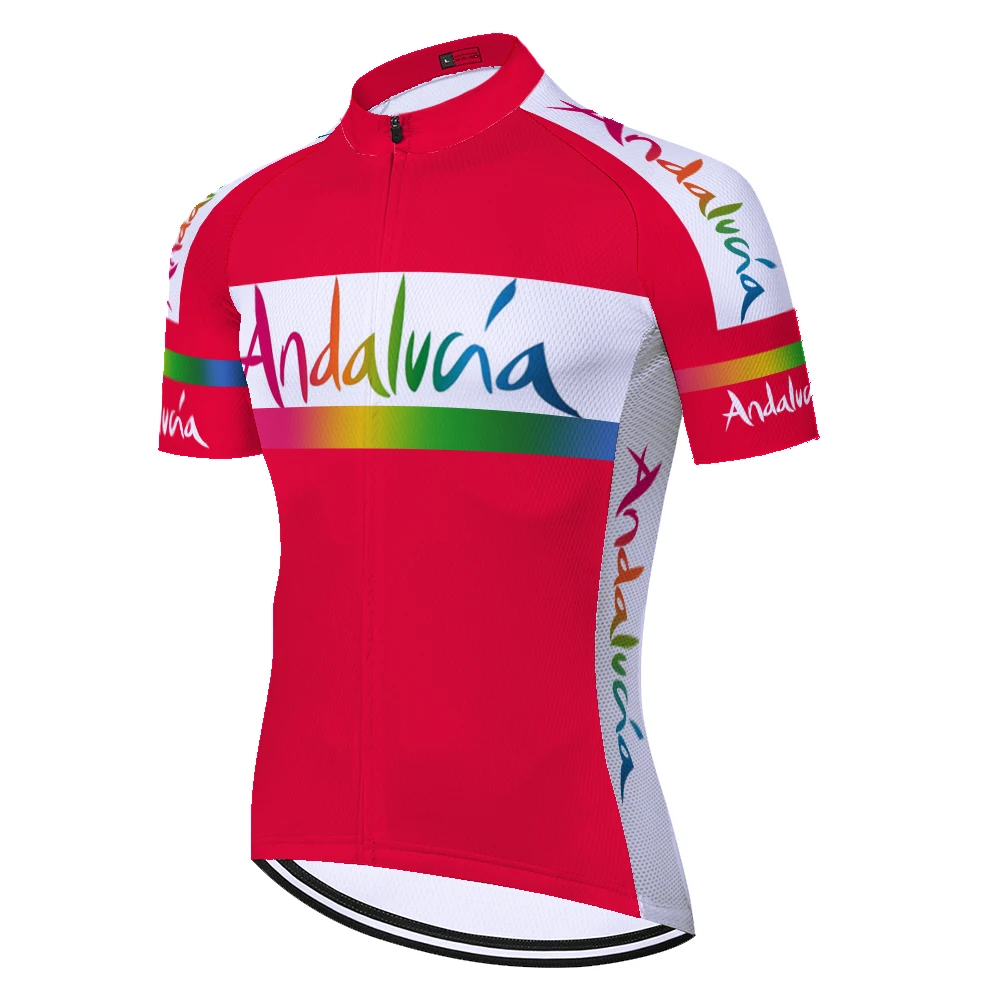 2020 профессиональная команда Андалусии maillot ciclismo hombre verano летняя быстросохнущая