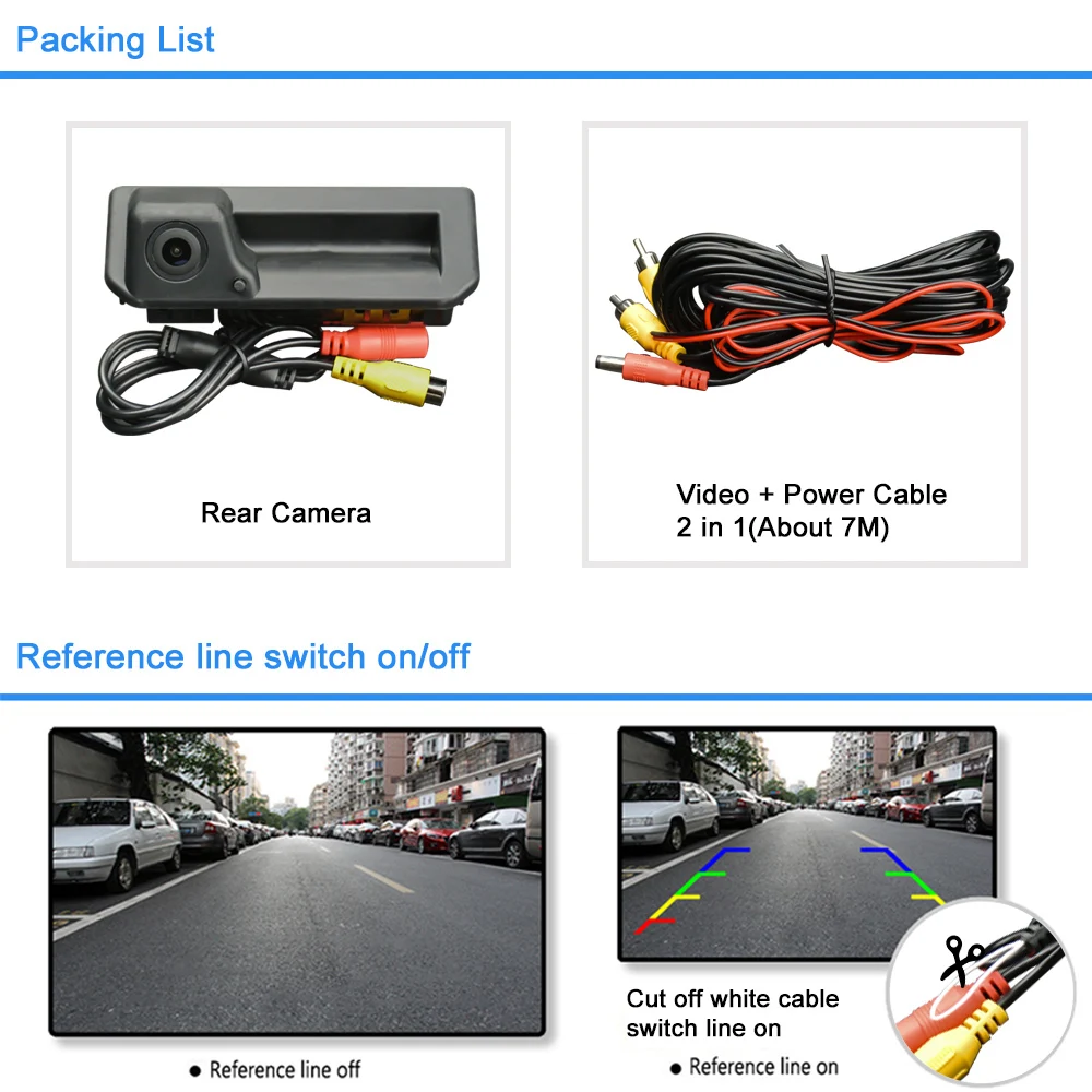 

CCD HD Car Rear View Camera 170 LED Auto Truck Reversing Back Up Camera For Audi Q2 Q3 Q5 Porsche Cayenne VW TAYRON Passat Polo