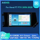 Восьмиядерный автомобильный радиоприемник, 6G + 128G 4G WIFI DPS Android 11, Автомобильный мультимедийный DVD-плеер для Haval F7 F7X 2019-2020GPS Navi Auto carplay