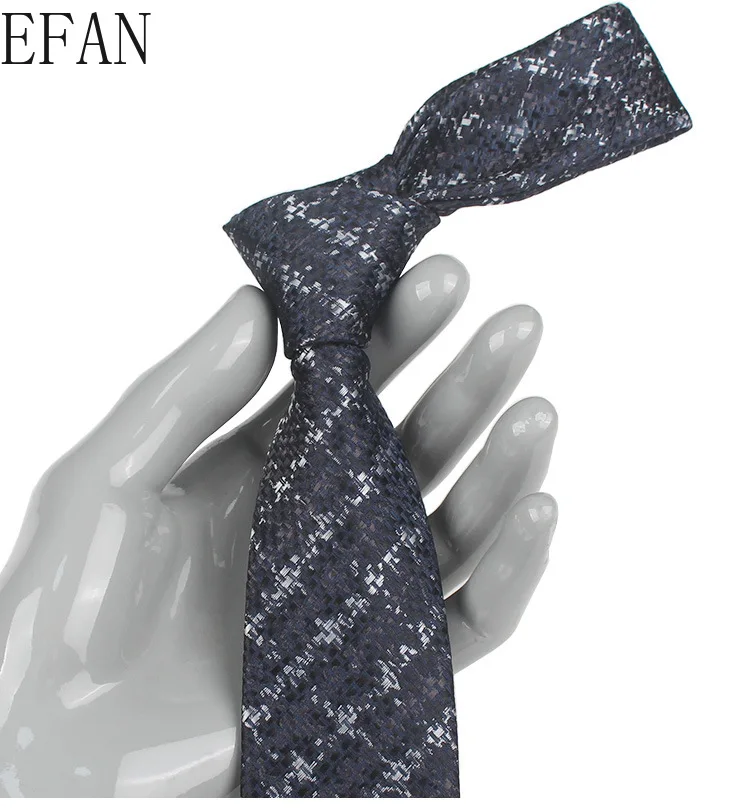 

Men's Narrow Tie 6cm Check Tie Men's Casual British Style 1200 Needle Hand-made Polyester Silk Ties Wholesale