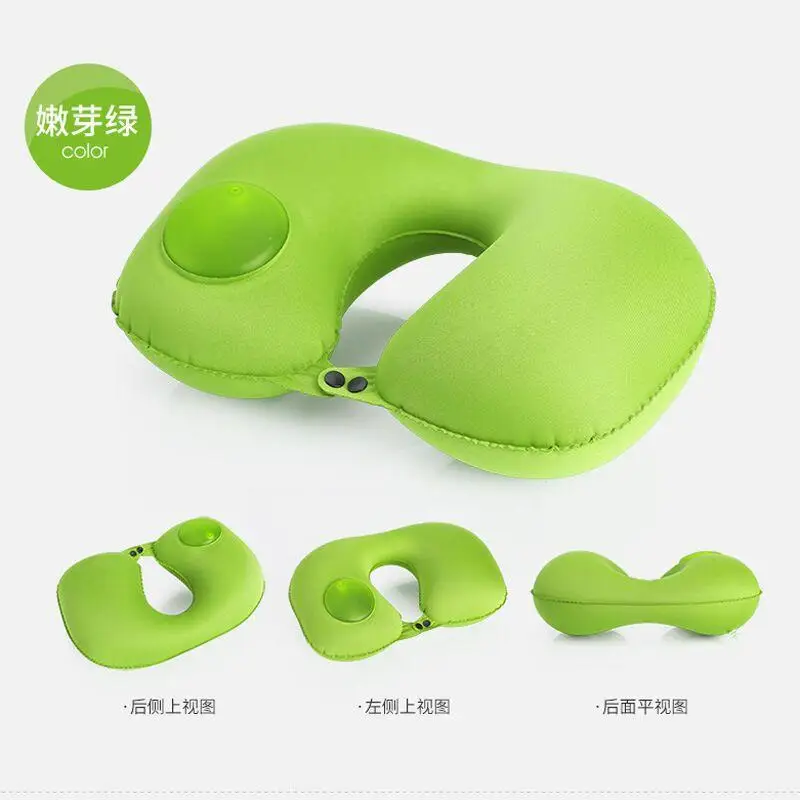 

20 U-Shaped Travel Inflatable Pillow Car Head Rest Air Cushion For Travel Office Nap Head Rest Air Cushion Neck Pillow