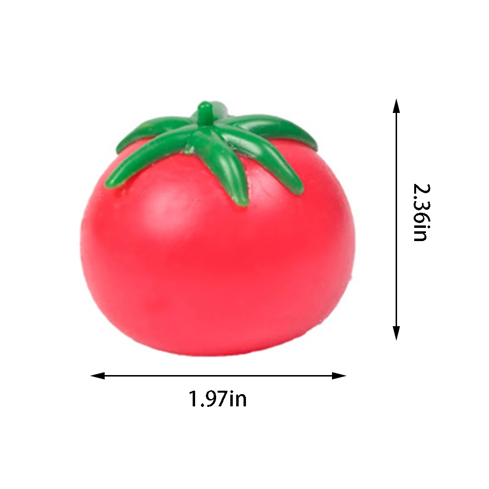 

1pc Tomato Kids Toys Autism Squeeze Squishies Balls Stress Relief Fidget Toy Antistress Prank Props Water Ball Kids Gift