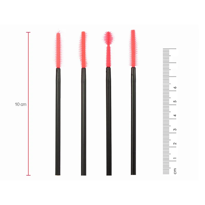 

50 Pcs/Set Disposable Eyelash Brush Silicone Cosmetic Tool Mascara Applicator Eyelashes Comb Makeup Brushes BUTT666