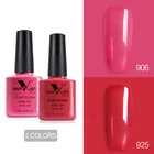 Высококачественный Гель-лак CANNI лак для нейл-арта DIY 60 цветов VENALISA отмачиваемый органический эмаль без запаха Светодиодный УФ-гель для ногтей