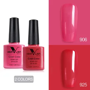 Высококачественный Гель-лак CANNI лак для нейл-арта DIY 60 цветов VENALISA отмачиваемый органический эмаль без запаха Светодиодный УФ-гель для ногтей