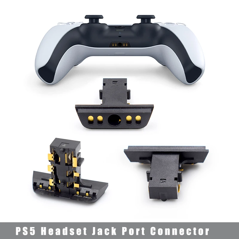 

For PS5 Headphone Headset Jack Port Socket Connector Charging Plug Repair Parts Accessories For Sony Playstation5 Controller New